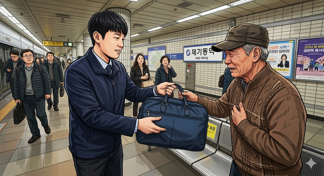 전세 자금 5천만 원 든 가방, 지하...