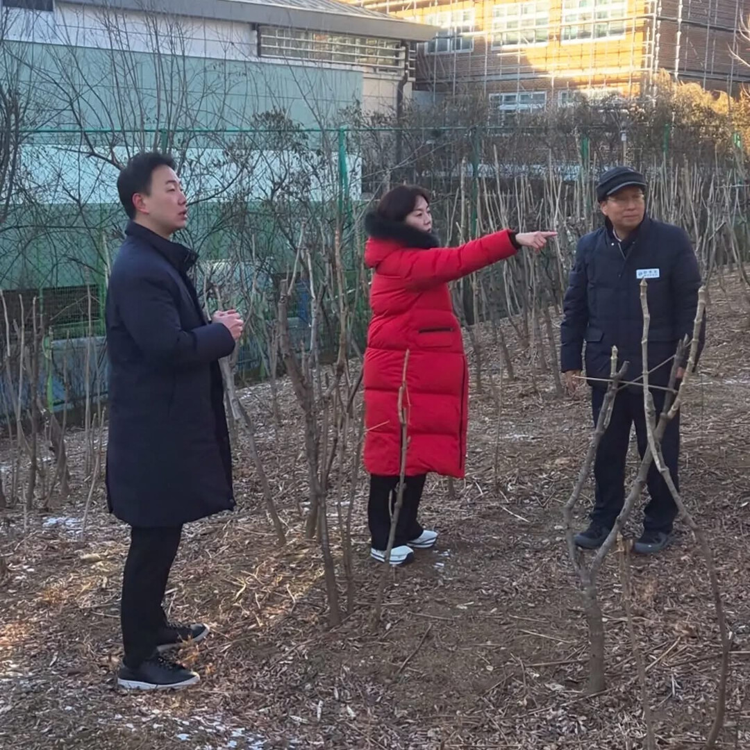 박성연 시의원, 양진중학교 '...